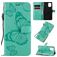 Mobigear Butterfly Samsung Galaxy S10 Lite Wallet case - Turquoise