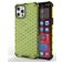 Mobigear Honeycomb iPhone 13 Mini Hard Case Back cover Shockproof - Green