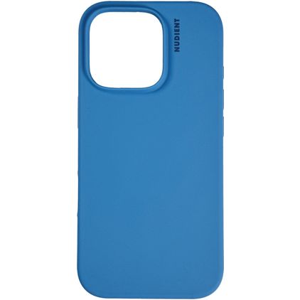 Nudient Base iPhone 16 Pro Max Silicone Back cover - Vibrant Blue