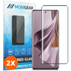 Mobigear Premium OPPO Reno 10 Pro Vidro temperado Película de ecrã - Compatível com capas (Pack de 2)