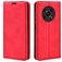 Mobigear Retro Slim HONOR Magic 4 Lite Cover a libro portafoglio - Rosso