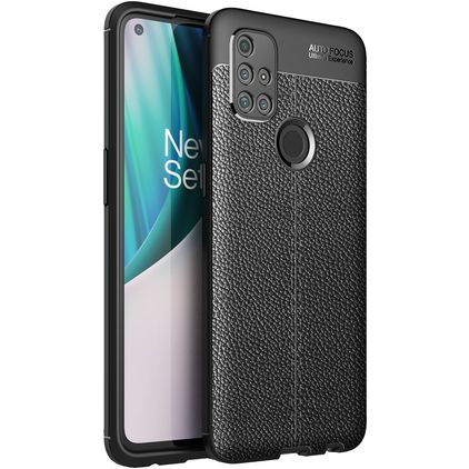 Mobigear Luxury OnePlus Nord N10 5G Flexible TPU Back cover - Black