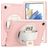 Mobigear SureGrip Samsung Galaxy Tab A8 10.5 (2021) Etui Tworzywo sztuczne / Silikon Etui plecki + Podstawka - Różowy