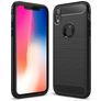 Mobigear Brushed Slim iPhone XR Flexible TPU Back cover - Black