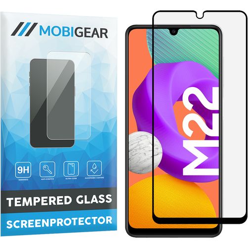 Mobigear Premium Samsung Galaxy M22 Vetro Protezione schermo - Compatibile con le cover - Nero