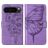 Mobigear Butterfly Google Pixel 9 Pro Lompakkokotelo + Setelitasku - Violetti