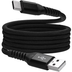 Mobiparts Magnetic Braided Cable USB-C a USB-A 1 m - Black
