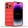 Mobigear Bumpy iPhone 15 Pro Max Flexibel TPU Skal - Röd