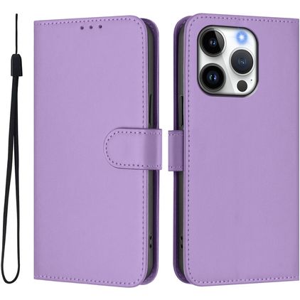 Mobigear Urban Wallet iPhone 16 Pro Funda tipo libro Cartera - Morado