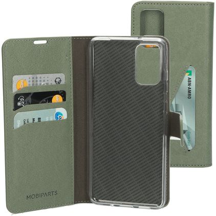 Mobiparts Classic Wallet Samsung Galaxy S20 Plus Etui z klapką typu portfel - Stone Green