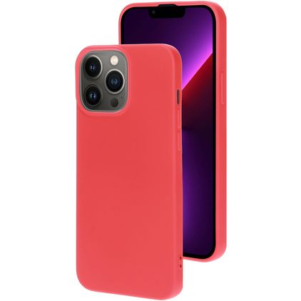 Mobiparts iPhone 13 Pro Max Silikone Bagsidecover - Scarlet Red