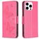 Mobigear Butterfly iPhone 16 Pro Wallet case - Red