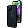 Mobiparts Rugged Clear iPhone 14 Plus Hårdt Bagsidecover Stødsikkert - Gennemsigtig / Sort