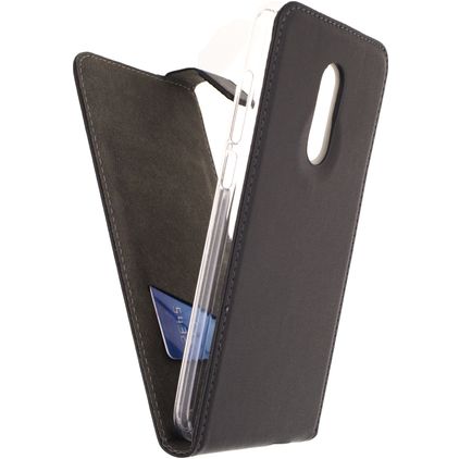 Mobilize Classic Gelly Alcatel A7 Läppäkotelo - Musta