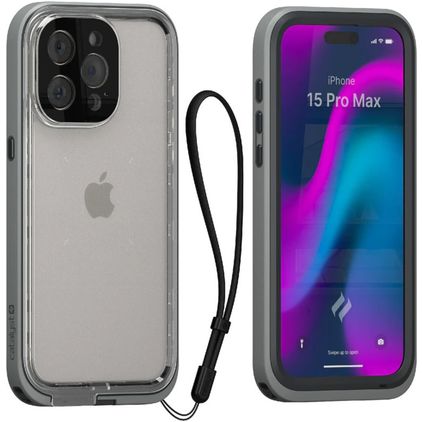 Catalyst Total Protection iPhone 15 Pro Max Hårdt Bagsidecover Stødsikkert - Grå
