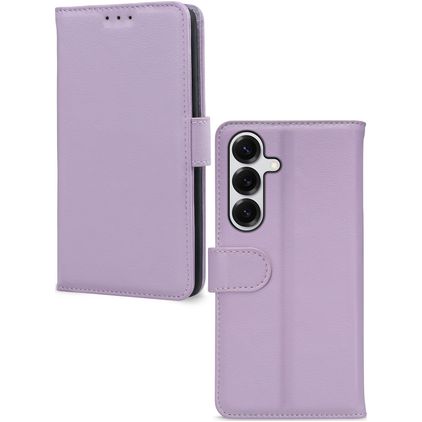 Mobilize Premium Gelly Samsung Galaxy S25 Capa livro Carteira - Roxo