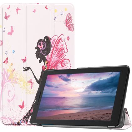 Mobigear Tri-Fold Lenovo Tab E8 Etui z klapką - Butterfly Fairy