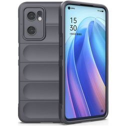 Mobigear Bumpy OPPO Find X5 Lite Flexible TPU Back cover - Charcoal