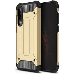 Mobigear Outdoor Huawei P30 Plástico rígido Capa traseira Antichoque - Dourado