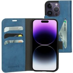 Mobiparts Classic Wallet iPhone 14 Pro Etui z klapką typu portfel - Steel Blue