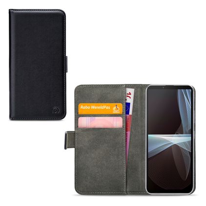 Mobilize Classic Gelly Wallet Sony Xperia 10 III Lompakkokotelo + Setelitasku - Musta