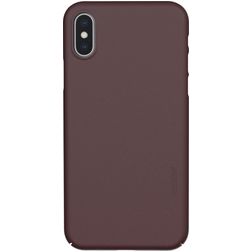 Nudient Thin Precise iPhone XS Hardcase Etui plecki - Sangria Red