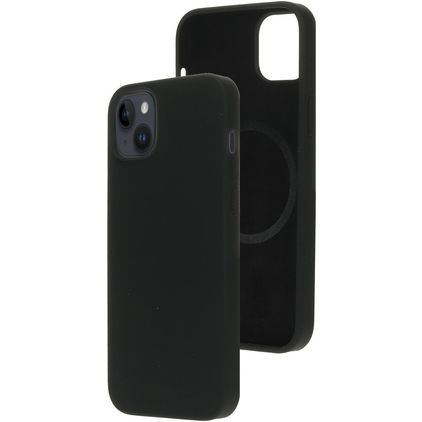 Mobiparts iPhone 14 Plus Silicone MagSafe Capa traseira - Preto