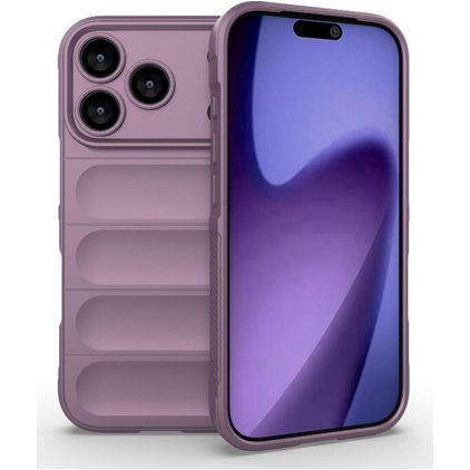 Mobigear Bumpy iPhone 18 Pro TPU flessibile Back cover - Viola