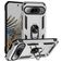 Mobigear Armor Ring Google Pixel 9 Pro XL Hard Case Back cover Shockproof with Ring Holder - Silver