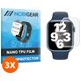 Mobigear Apple Watch - 45 mm Hydrogel TPU Screen Protector - Case Friendly (3-Pack)