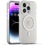 Mobigear Shockproof iPhone 16 Pro MagSafe Flexibel TPU Skal - Vit