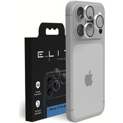 Elite iPhone 17 Pro Max Glas Kameralinsebeskytter - Case Friendly - Sølv