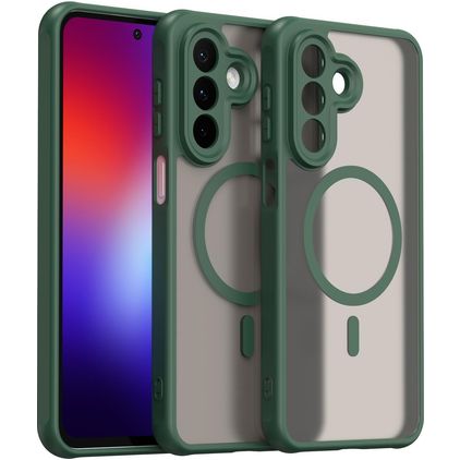 Mobigear Shockproof Samsung Galaxy A27 MagSafe Hard Case Back cover - Green