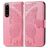 Mobigear Butterfly Sony Xperia 5 IV Cover a libro portafoglio - Rosa