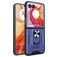 Mobigear Armor Ring Motorola Razr 50 Ultra Plástico rígido Capa traseira Antichoque com anel - Azul