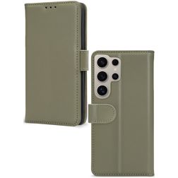 Mobilize Premium Gelly Wallet Samsung Galaxy S24 Ultra Cover a libro portafoglio - Verde