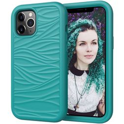 Mobigear Wave iPhone 12 Pro Max Fodral Hårdplast Skal Stötsäkert - Turkos