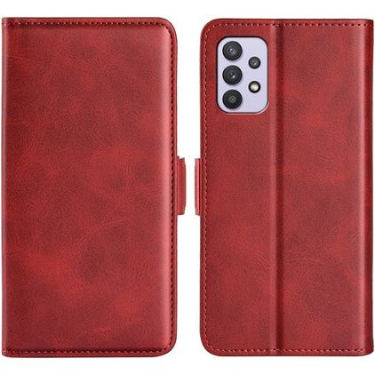 Mobigear Slim Magnet Samsung Galaxy A53 Cover a libro portafoglio - Rosso