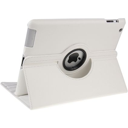 Mobigear DuoStand iPad 2 (2011) Funda tipo libro giratoria - Blanco