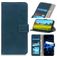 Mobigear Croco iPhone 13 Pro Knížkové pouzdro Peněženka - Zelená