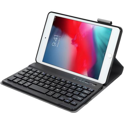 Mobiparts Bluetooth Keyboard iPad Mini 5 (2019) Lompakkokotelo näppäimistöllä (QWERTY) - Musta