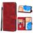 Mobigear Wallet HONOR X8 Cover a libro portafoglio - Rosso