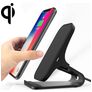 Mobigear Charge stand laddare (Qi) 15W 2A - Svart