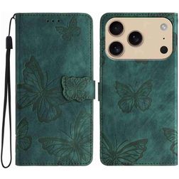 Mobigear Butterfly iPhone 17 Pro Wallet case - Green