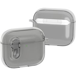 Mobigear Crystal Clip Etui Hardcase do Apple AirPods 4 - Szary