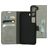 Mobiparts Classic Wallet Samsung Galaxy S22 Wallet case - Granite Grey