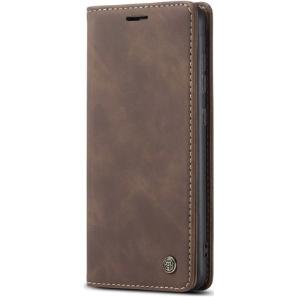 CaseMe 013 Samsung Galaxy A41 Cover a libro portafoglio - Marrone