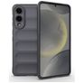 Mobigear Bumpy Samsung Galaxy S25 Edge Flexibilní TPU Zadní kryt - Šedá