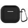 Mobigear Colors Apple AirPods 4 Cover Silicone flessibile - Nero
