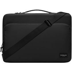 Gaston Luga Däsh Cushioned Briefcase Laptop Dokumentmappe 16 tommer Dokumentmappe - Sort